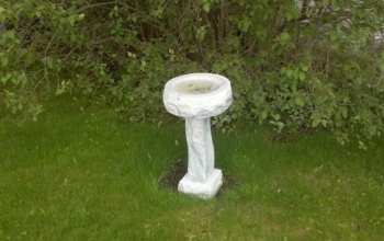 Marble Bird Bath